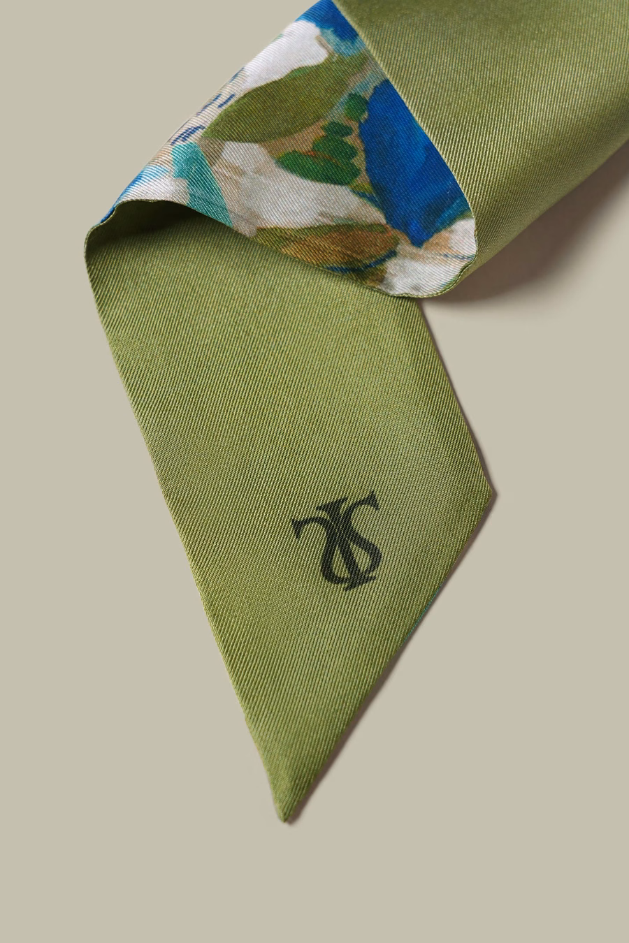 Foulard in seta dipinta Praslin