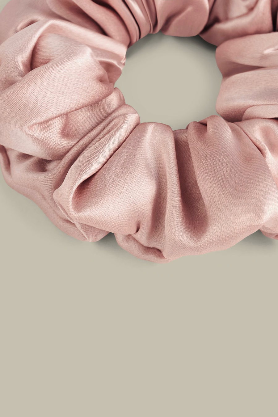 Set di fascia per capelli e scrunchie in seta senza calore