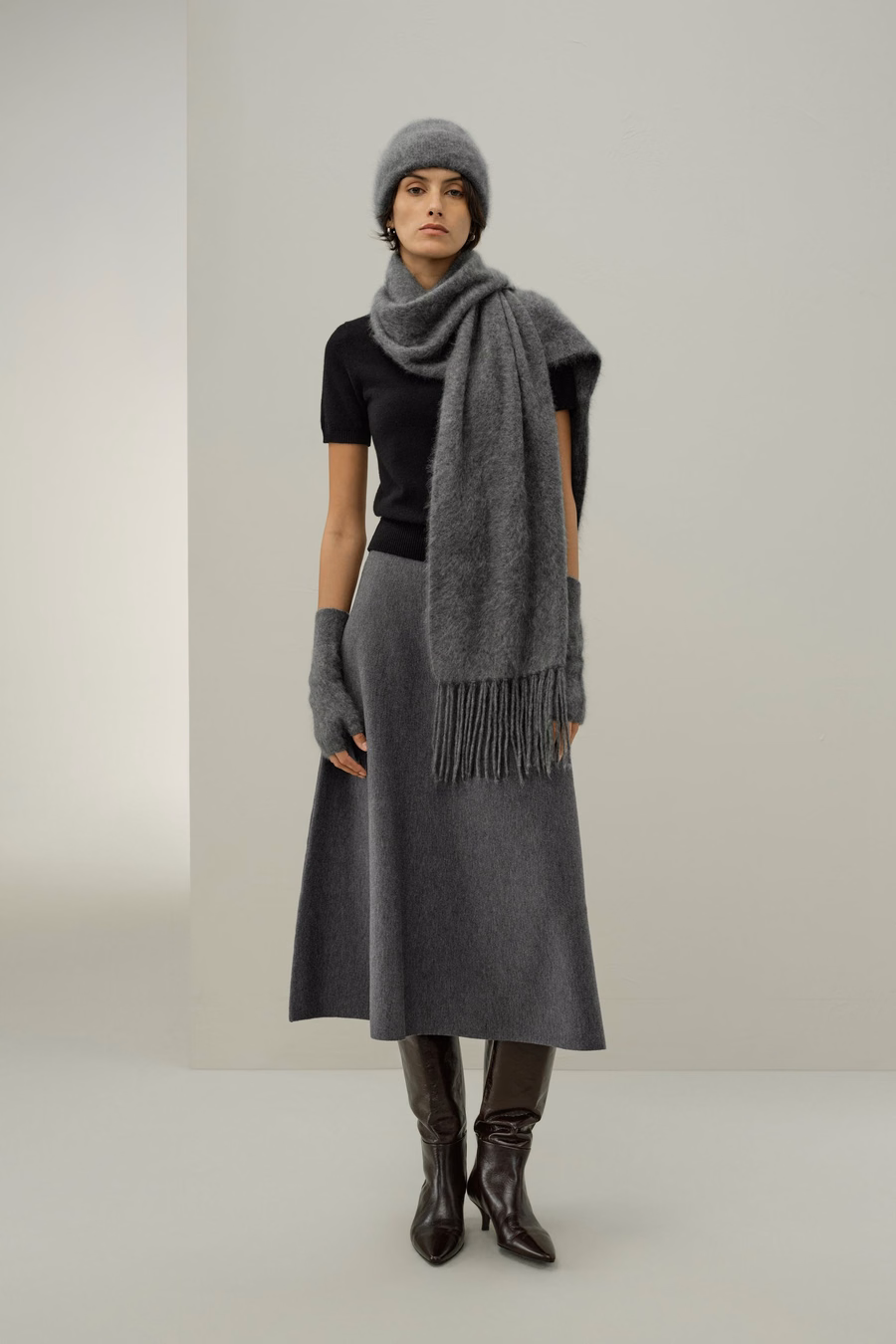 Beanie in Cashmere Spazzolato
