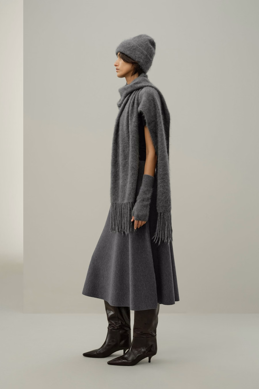 Foulard in Cashmere Spazzolato