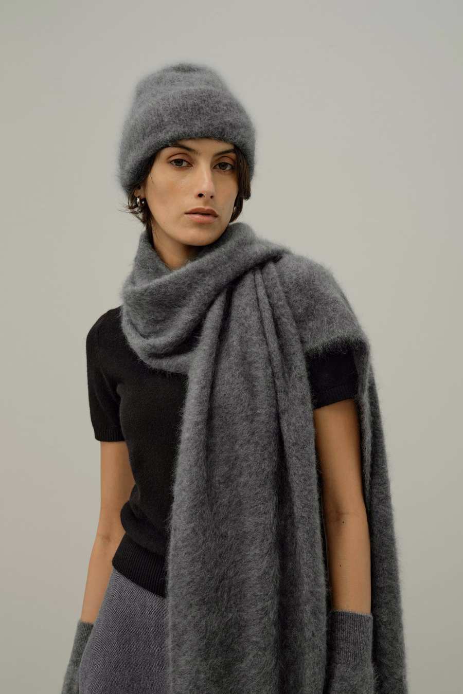 Foulard in Cashmere Spazzolato