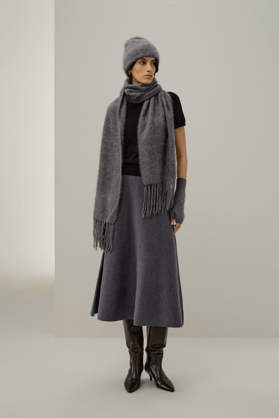 Foulard in Cashmere Spazzolato