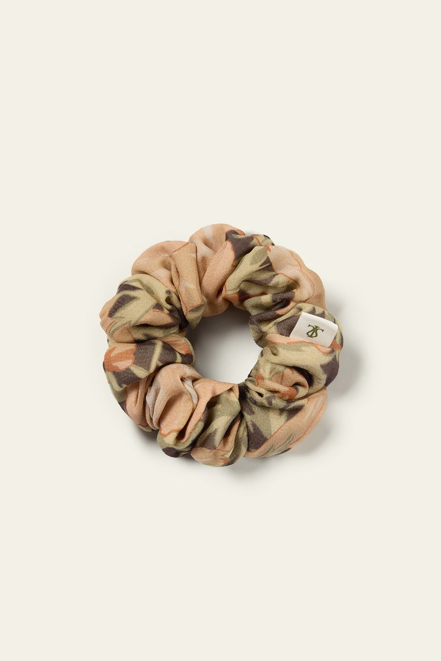 Scrunchies Poppy Bloom - Realizzato in Tessuto Liberty