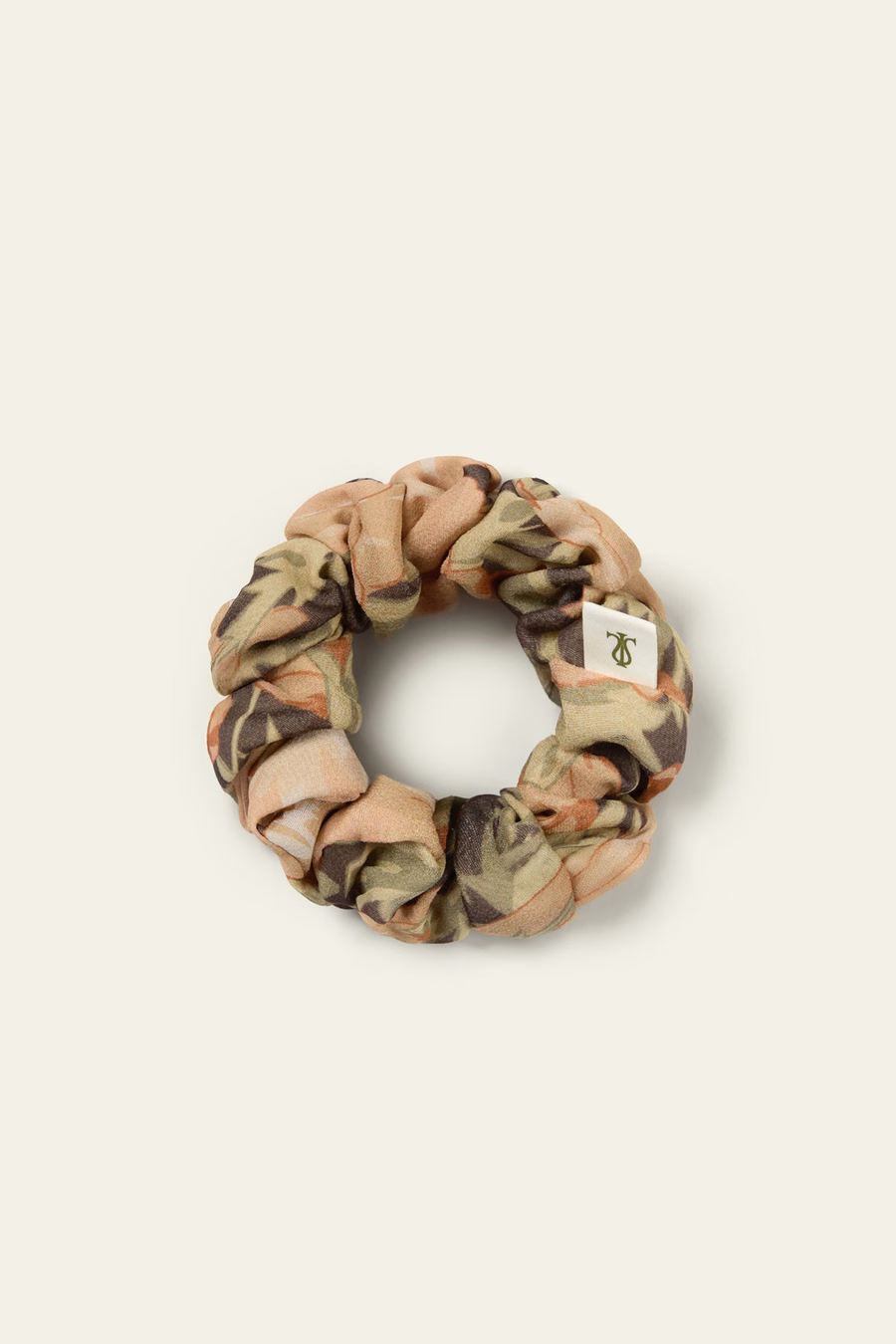 Scrunchies Poppy Bloom - Realizzato in Tessuto Liberty