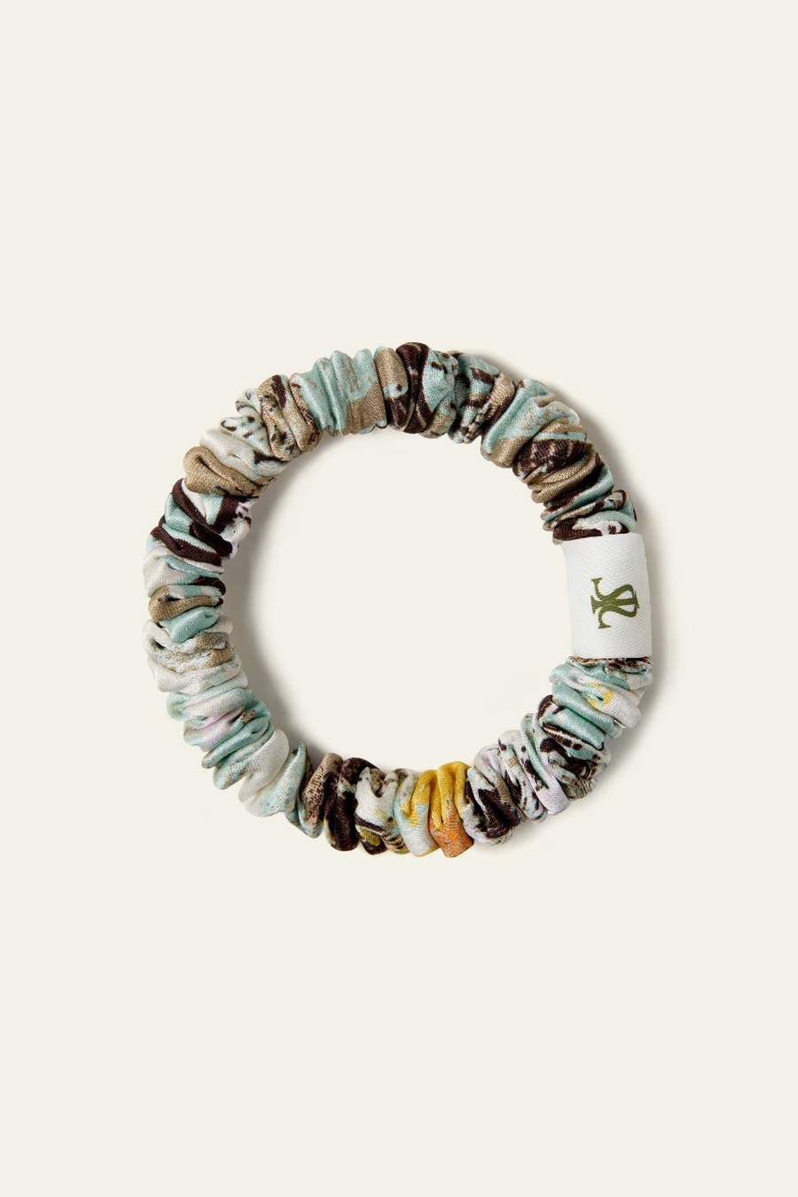 Scrunchies in seta del segno zodiacale dell'Acquario