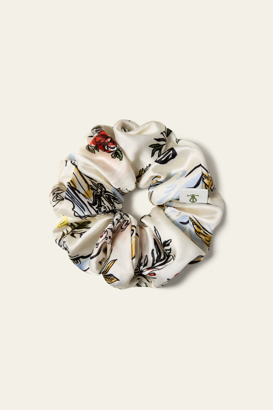 Scrunchies in seta del segno zodiacale della Bilancia