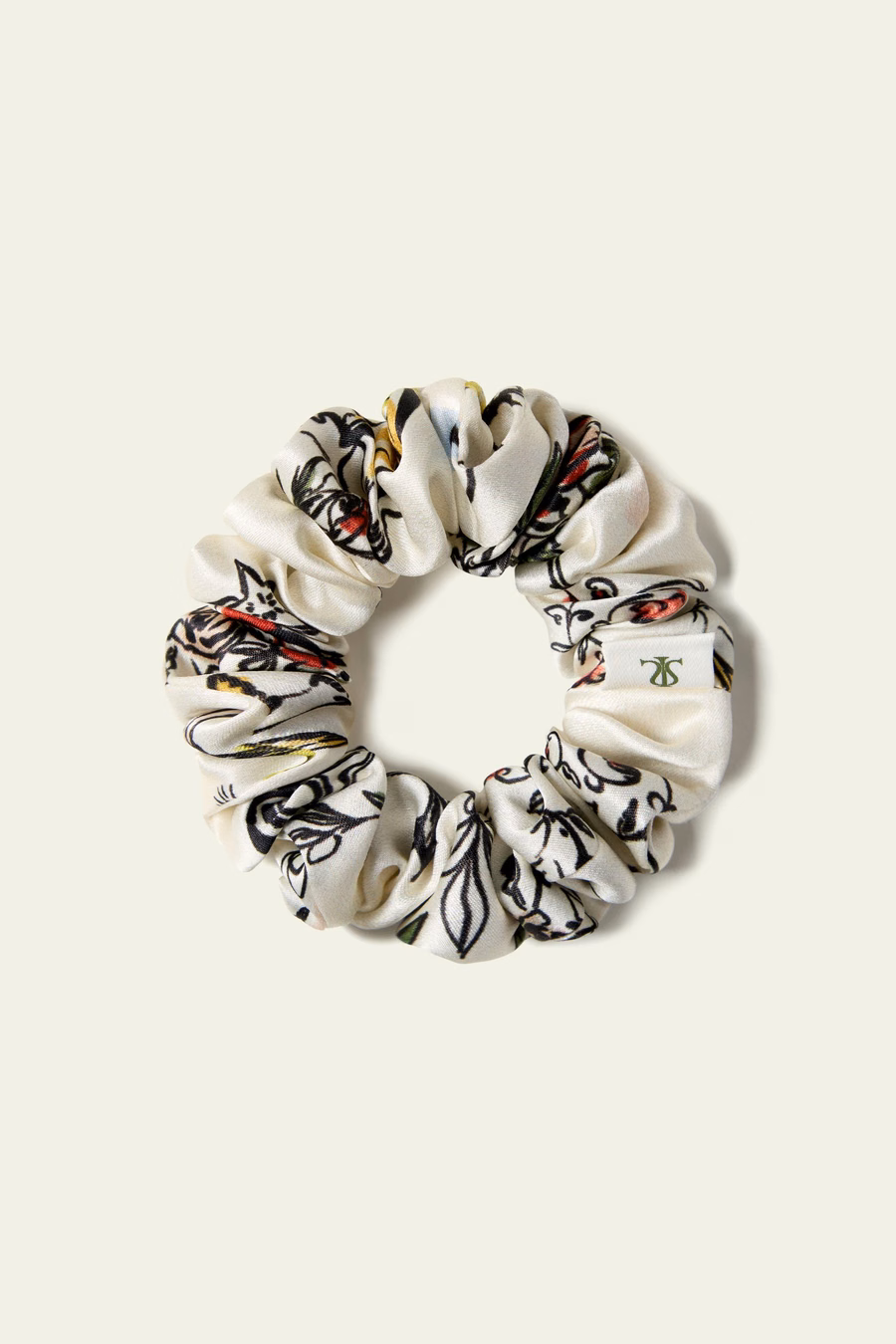 Scrunchies in seta del segno zodiacale della Bilancia