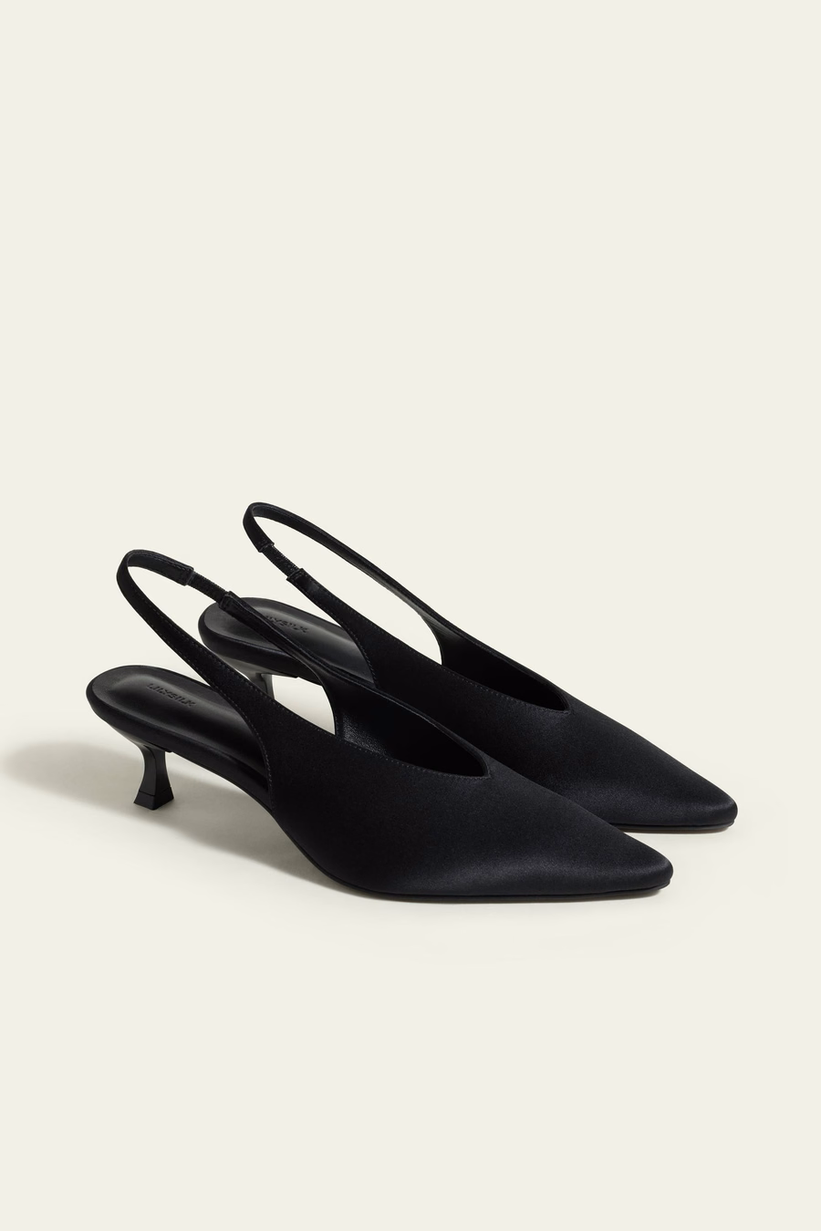 Scarpa Slingback a Punta di Seta Charmeuse