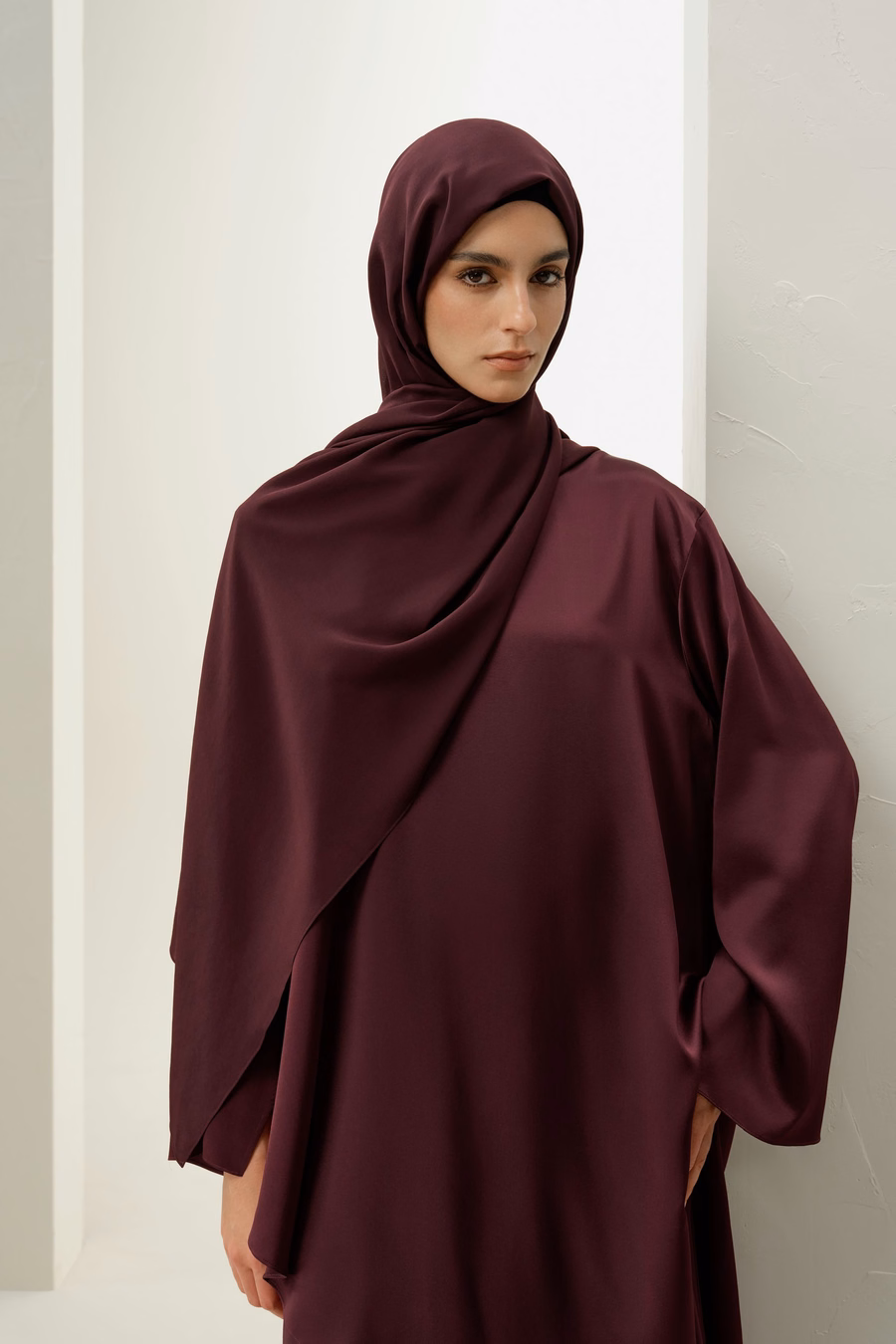 Hijab in Chiffon di Setola