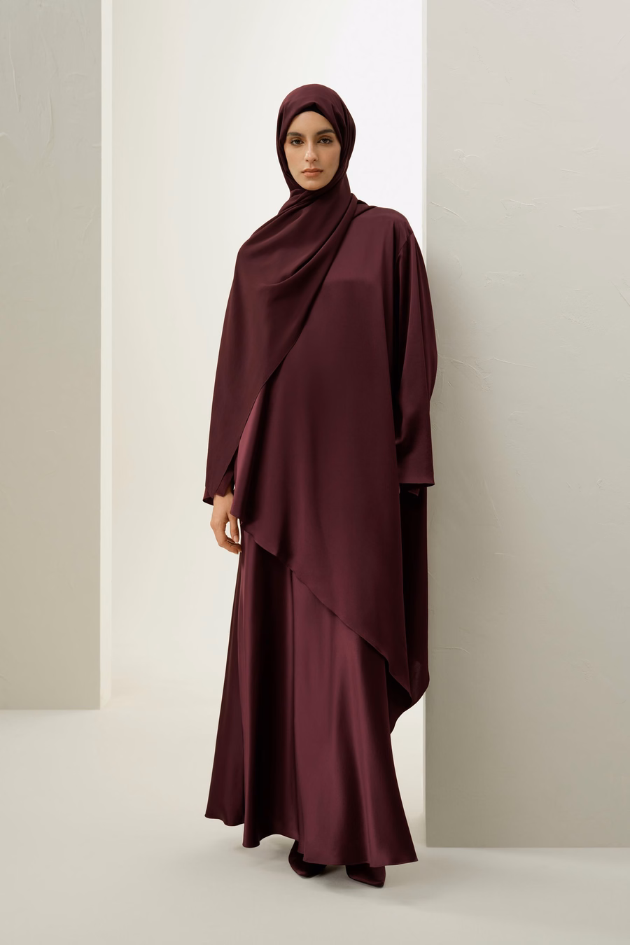 Hijab in Chiffon di Setola