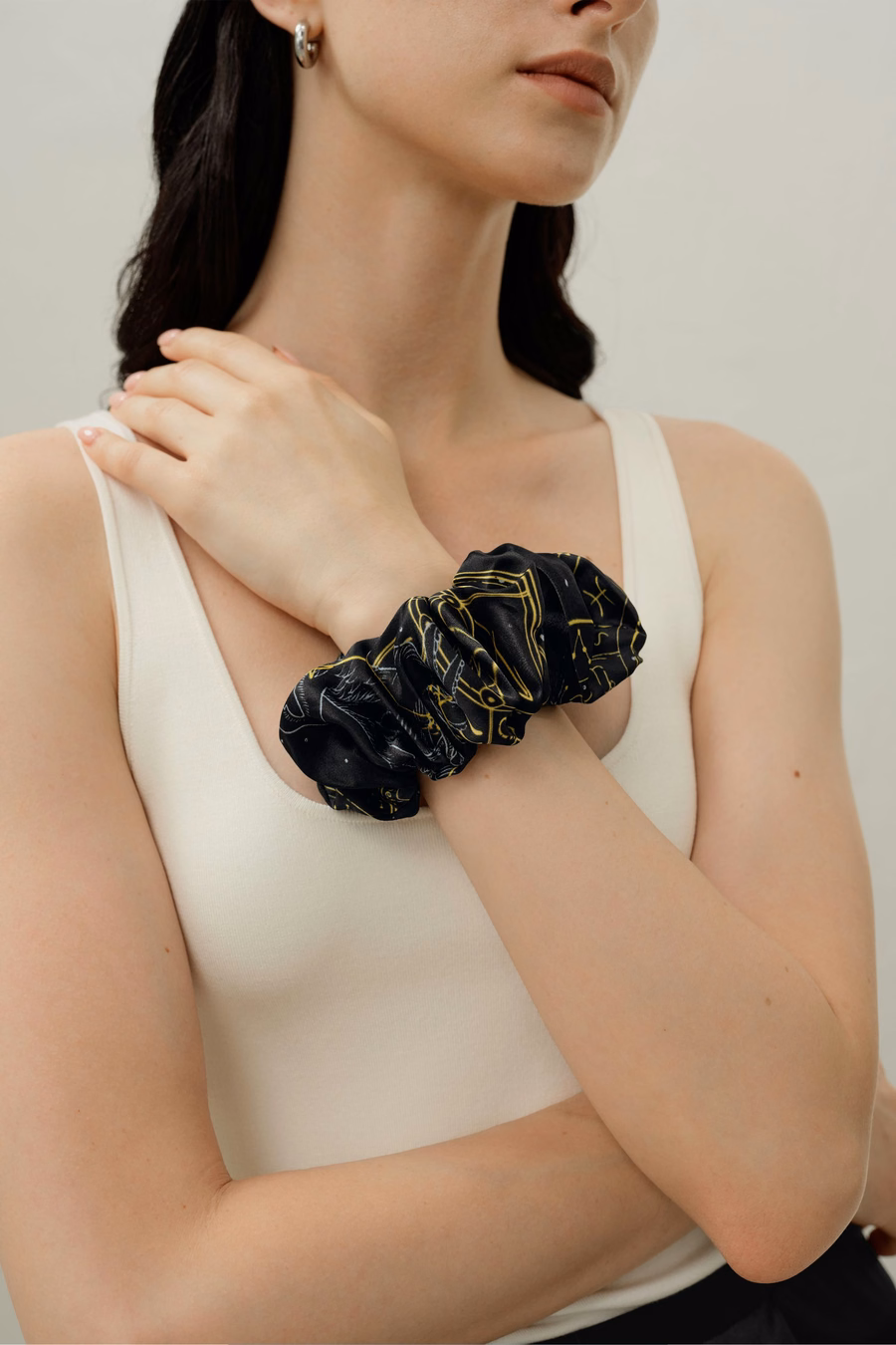 Scrunchies di seta Zodiac Vergine