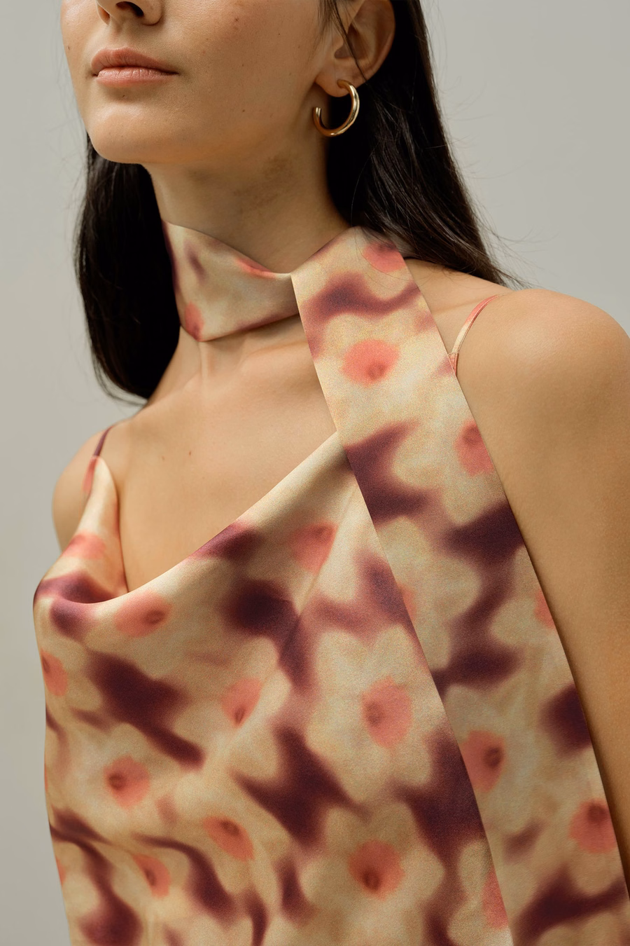 Foulard Sogno di Narciso - Realizzato in Tessuto Liberty