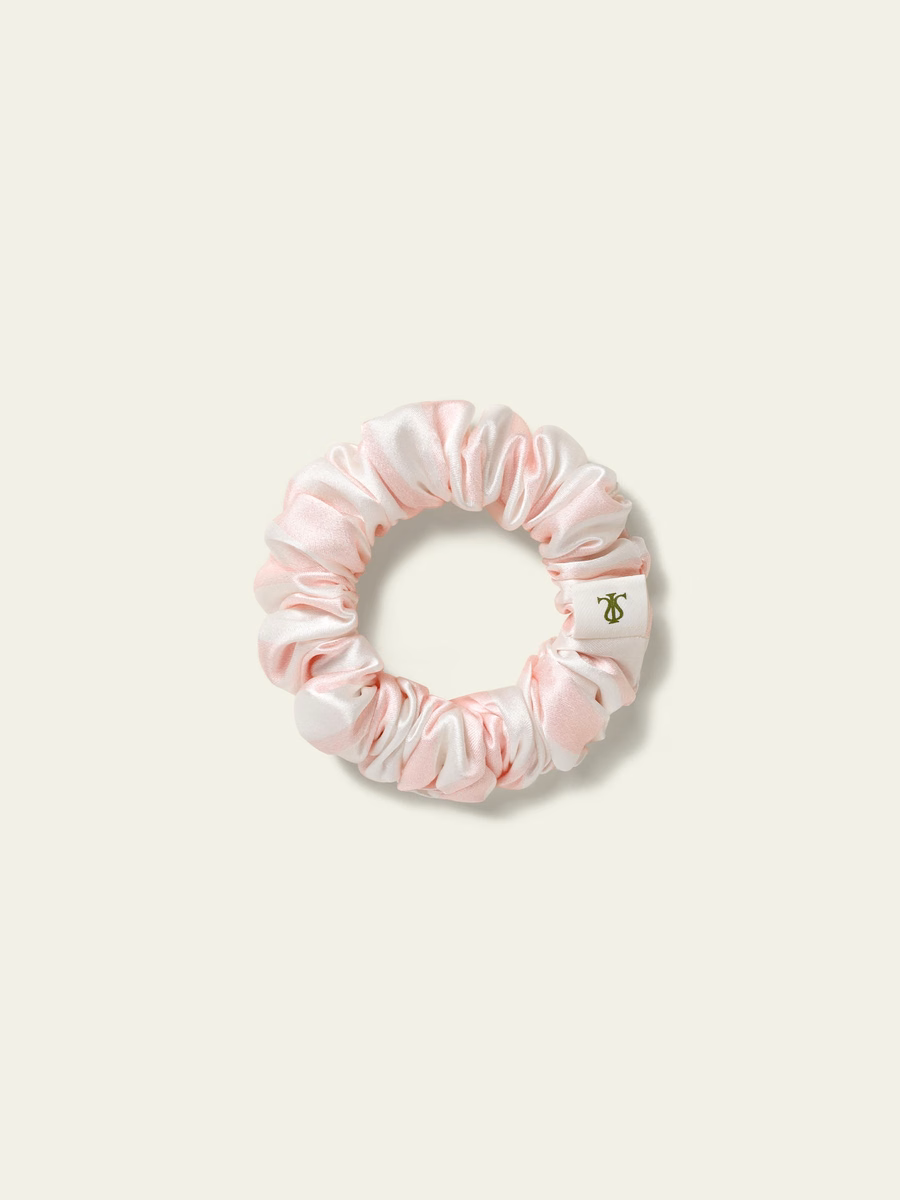 Set di Scrunchies in Charmeuse a Righe
