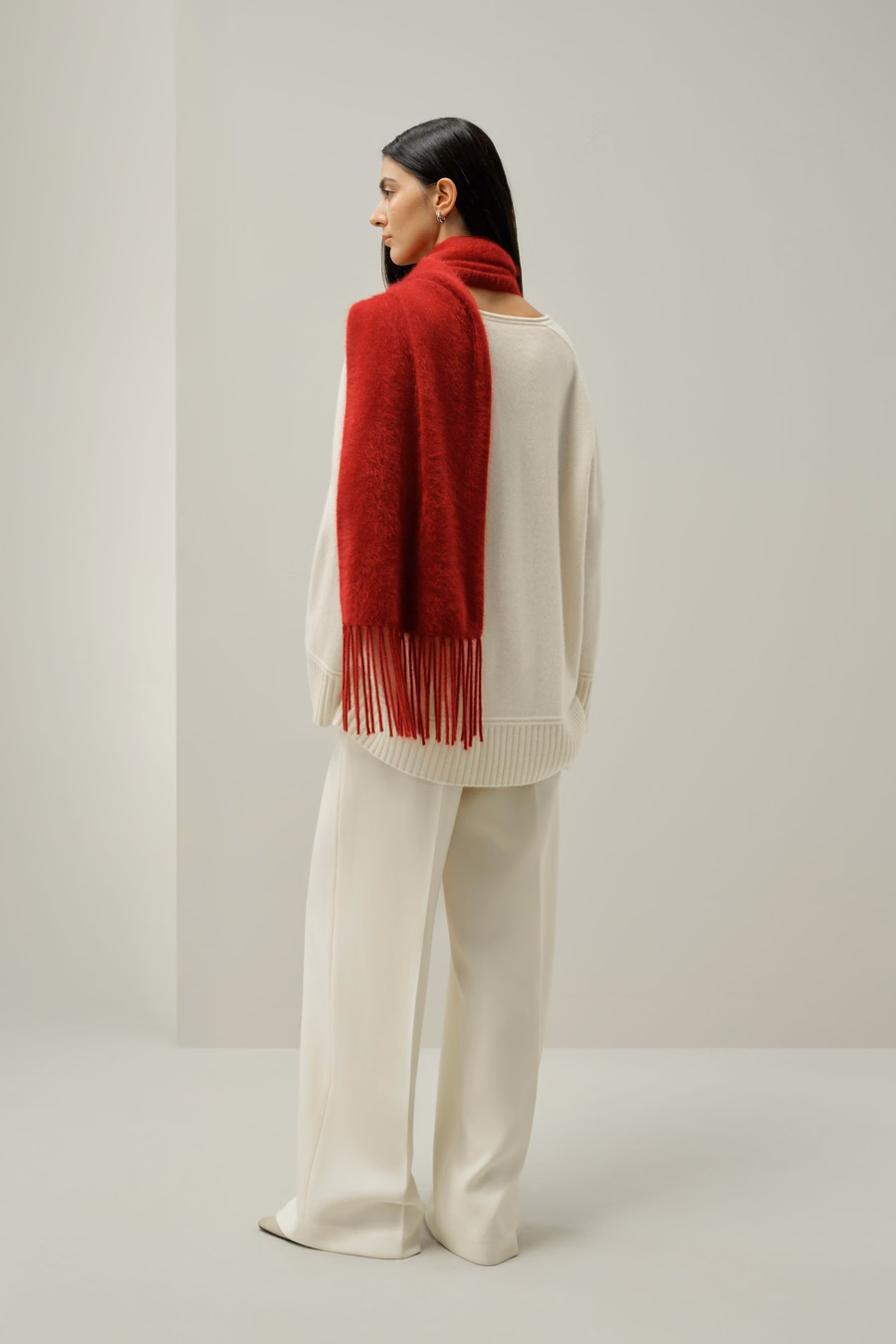 Foulard in Cashmere Spazzolato