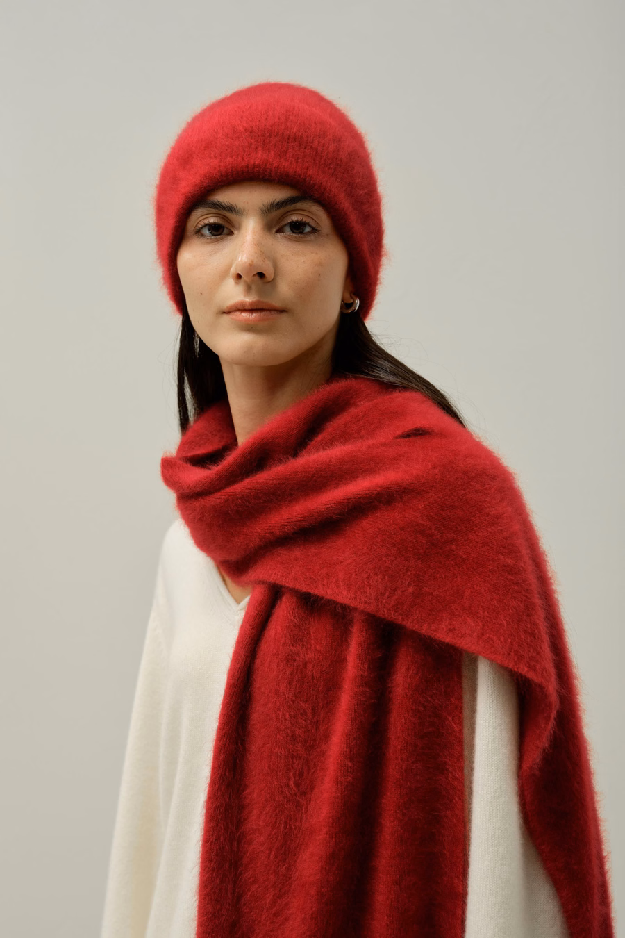 Foulard in Cashmere Spazzolato