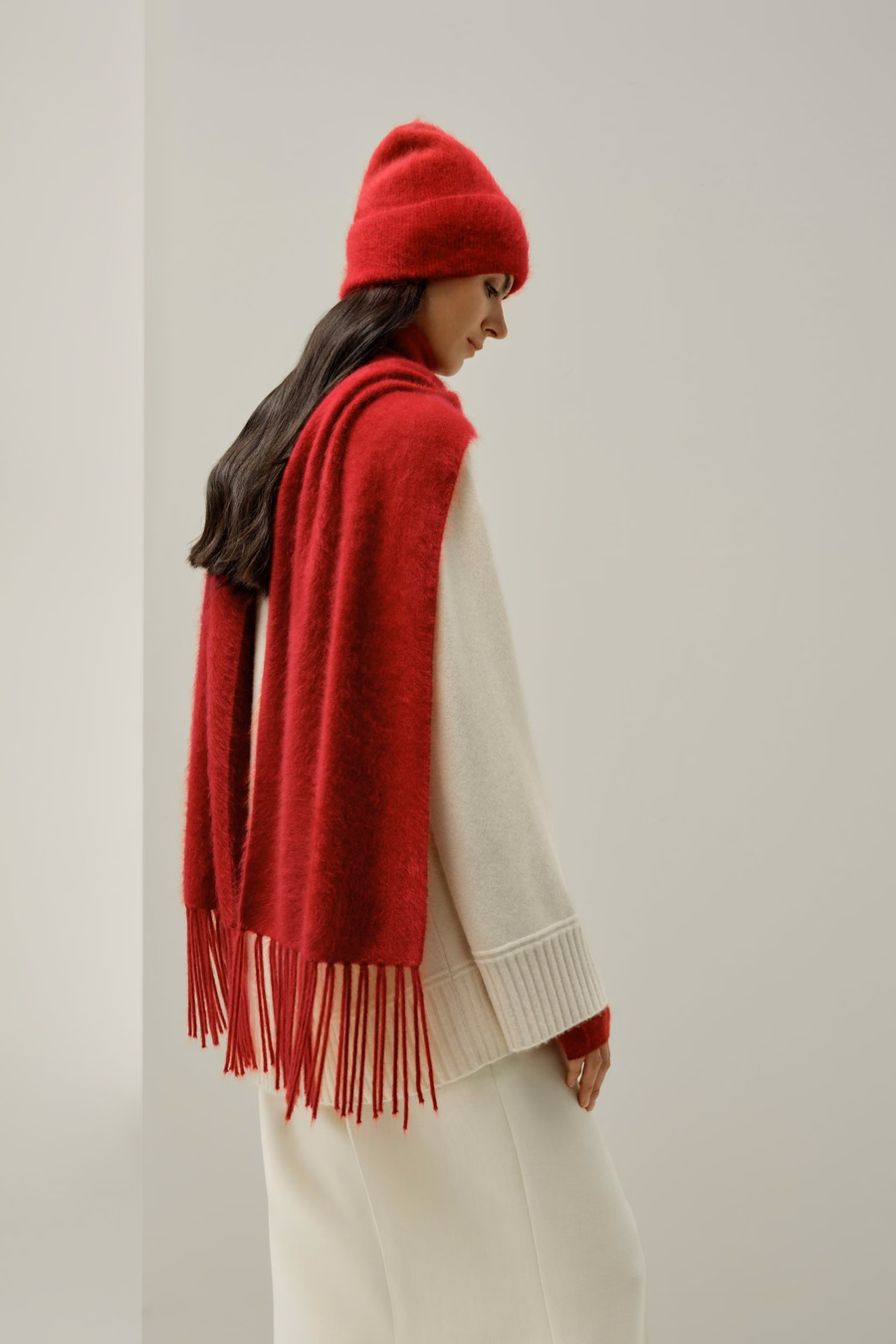 Beanie in Cashmere Spazzolato