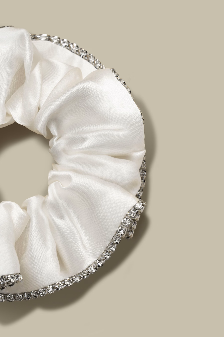 LILYSILK Rhinestone Jewelry Silk Scrunchies