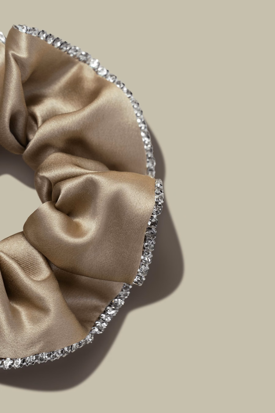 LILYSILK Rhinestone Jewelry Silk Scrunchies