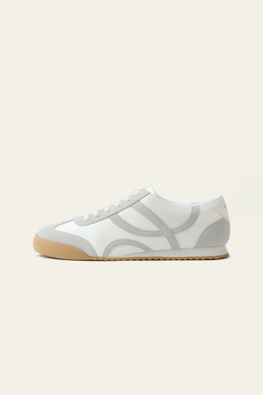 Scarpe sportive in seta e pelle