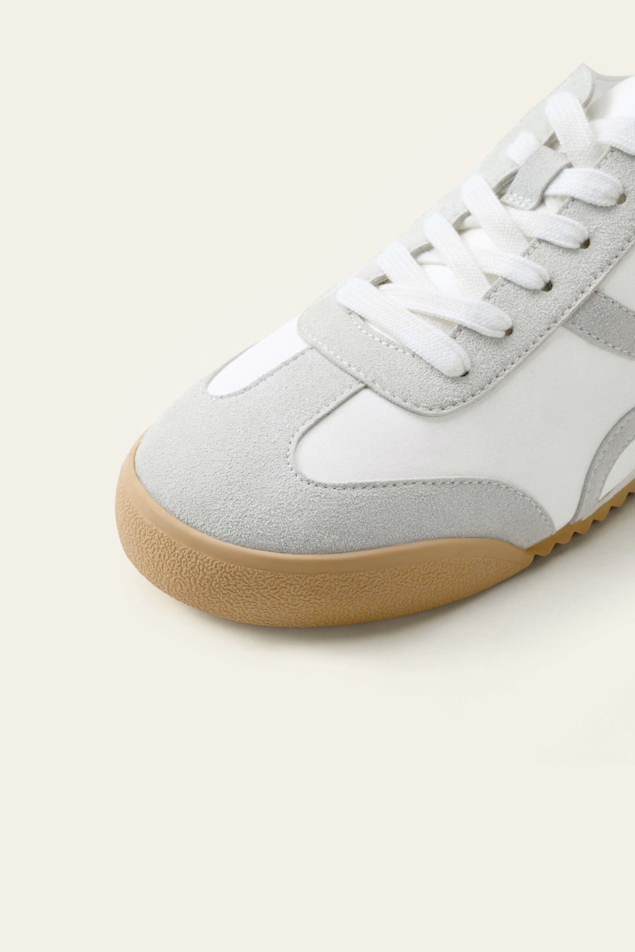 Scarpe sportive in seta e pelle