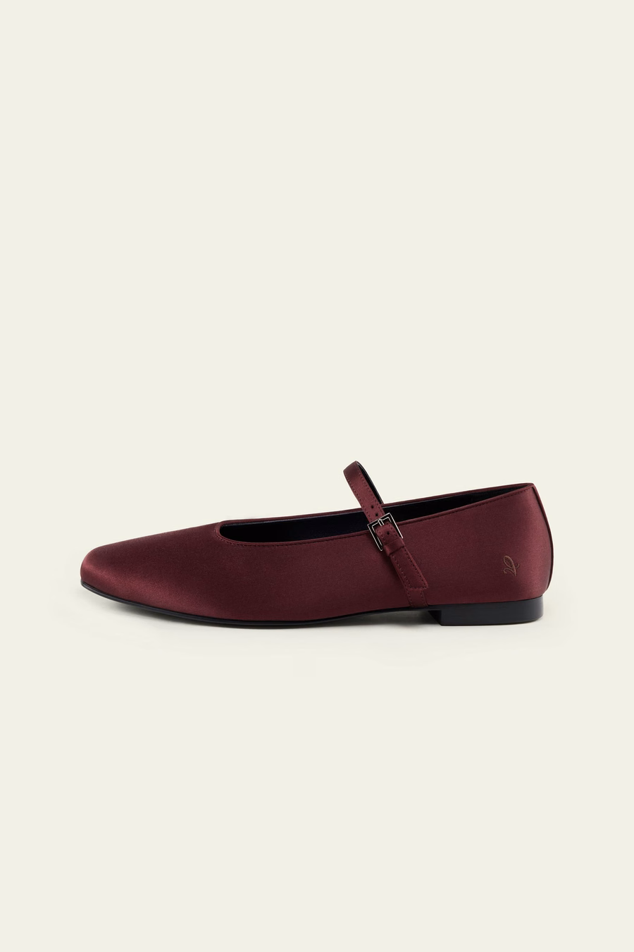 Scarpe Mary Jane in seta e pelle