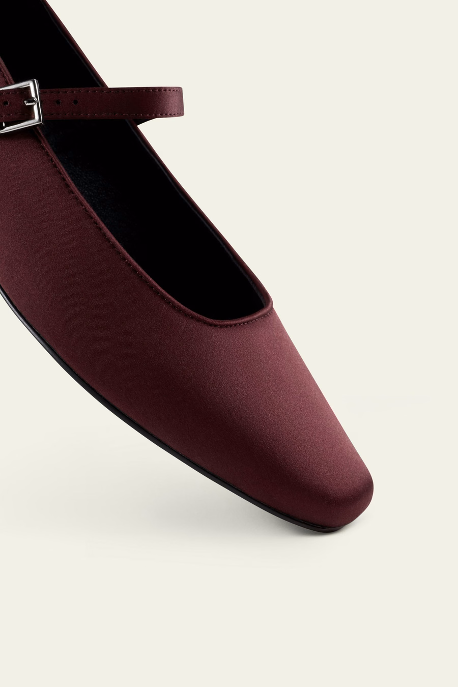 Scarpe Mary Jane in seta e pelle