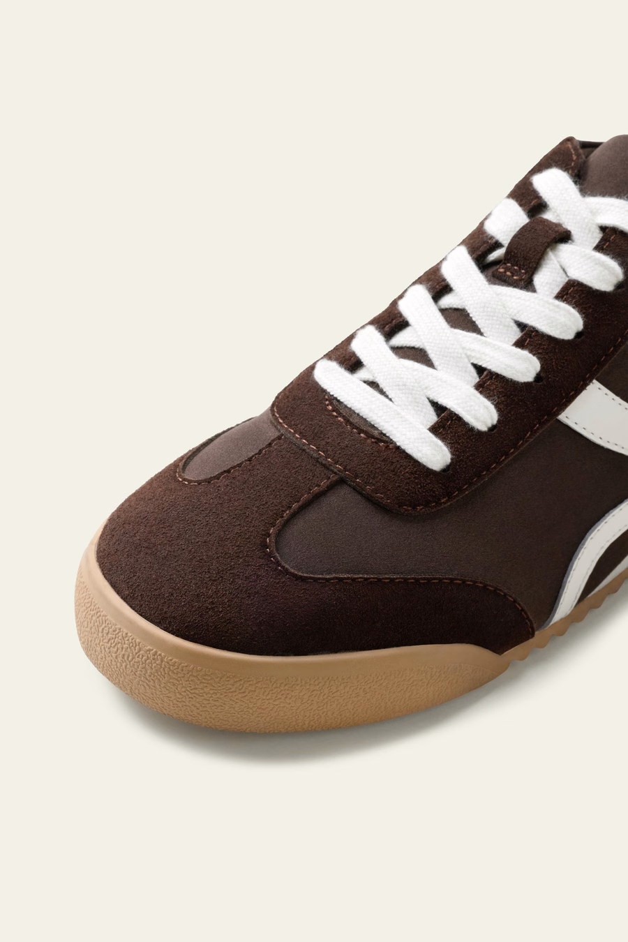 Scarpe sportive in seta e pelle