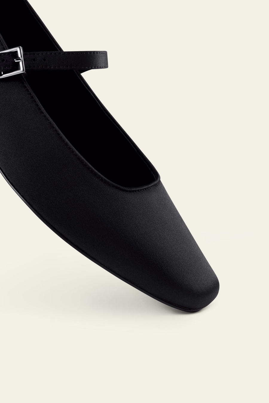Scarpe Mary Jane in seta e pelle