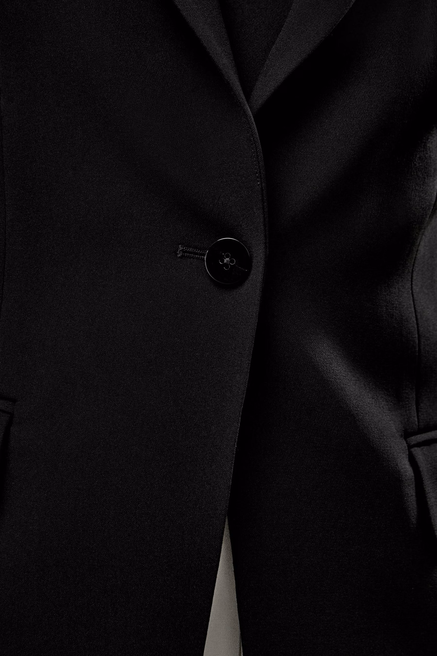 Blazer in seta liscia
