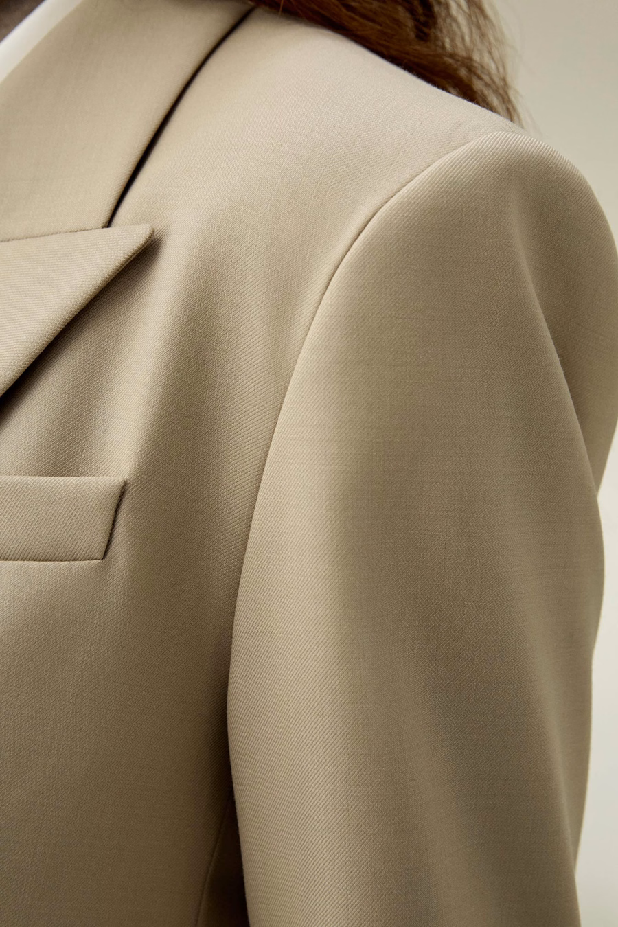 Modern Beauty Silk Wool Blazer