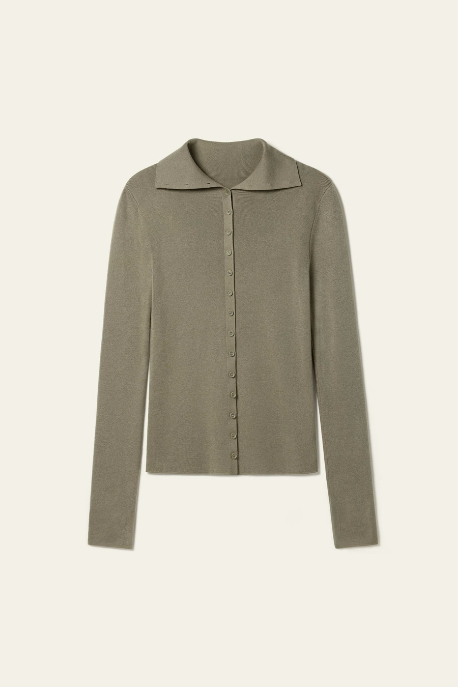 Maglione in seta cashmere slim fit