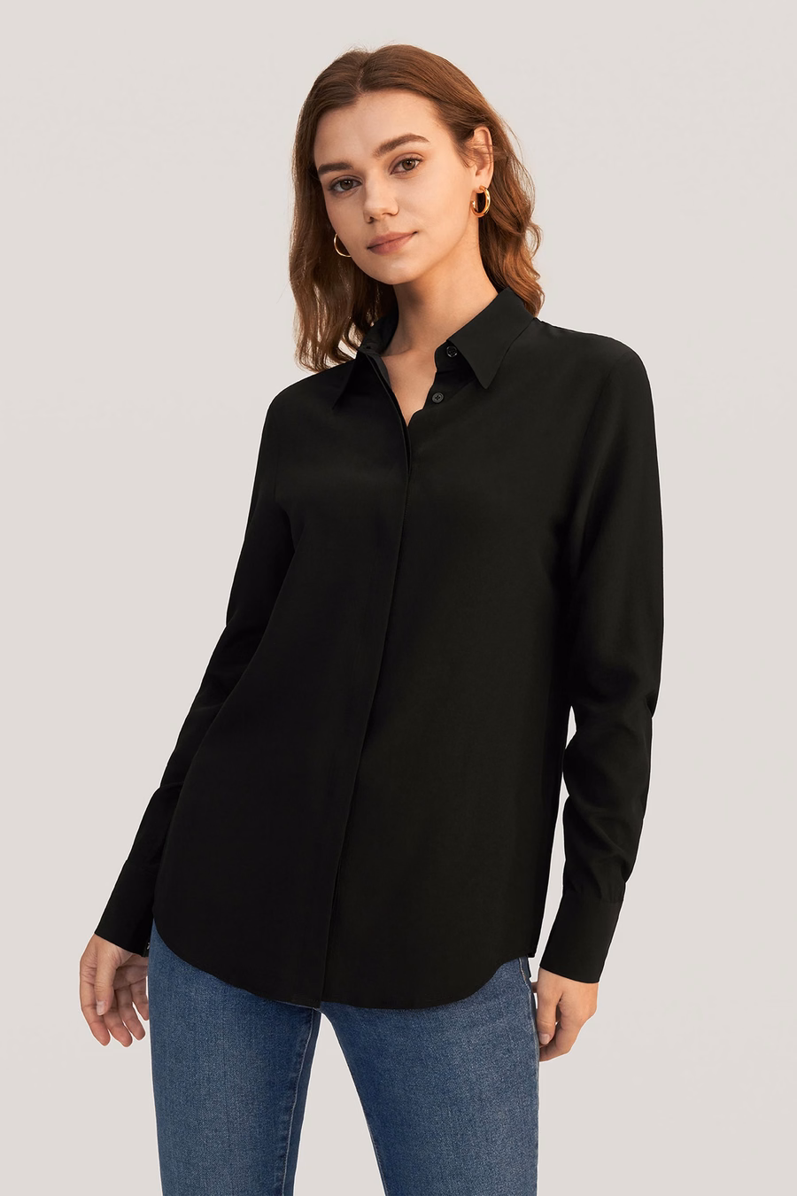 Camicia in Seta Comfort Classica