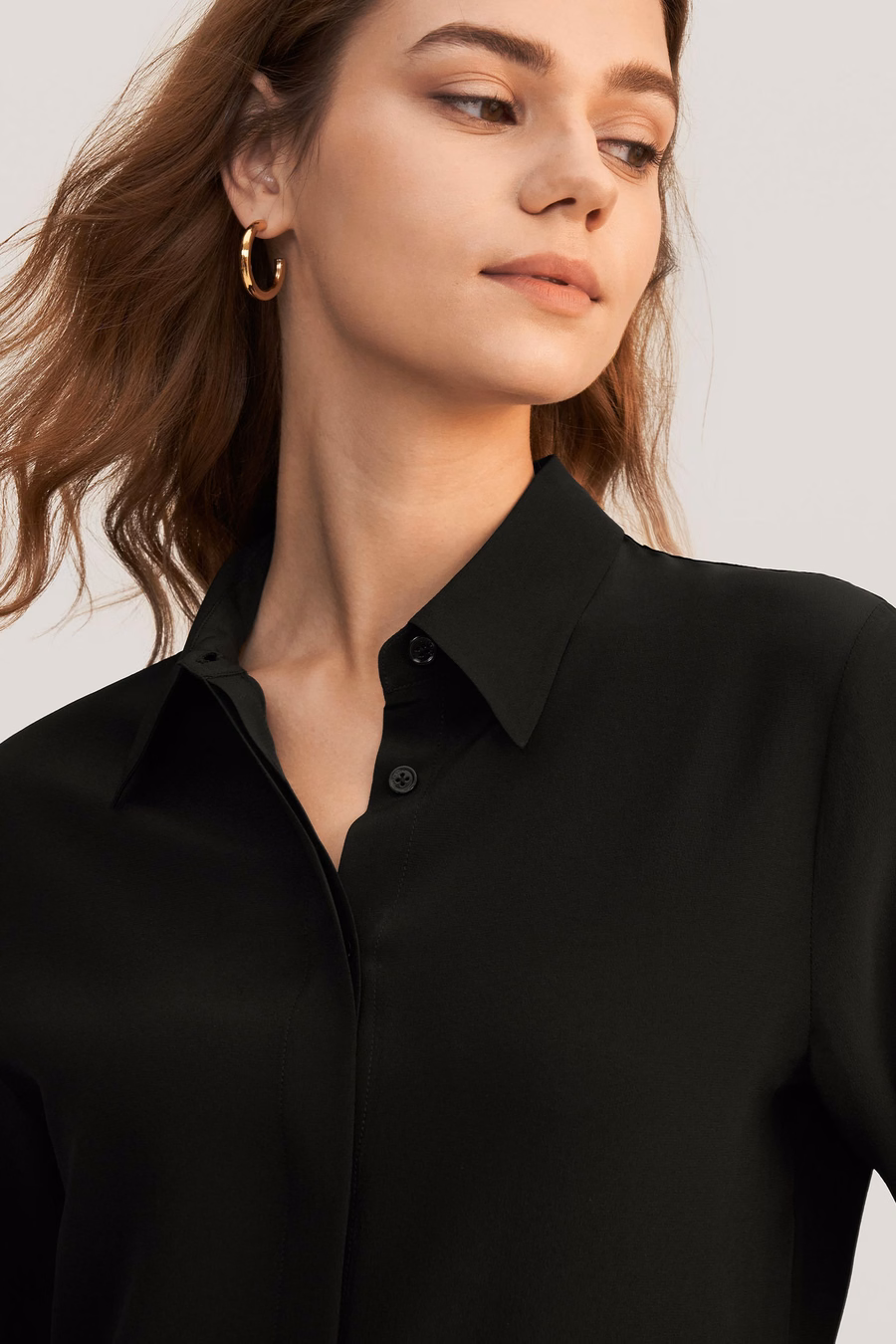 Camicia in Seta Comfort Classica