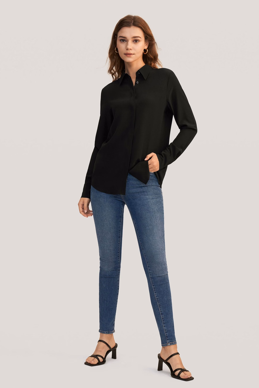 Camicia in Seta Comfort Classica