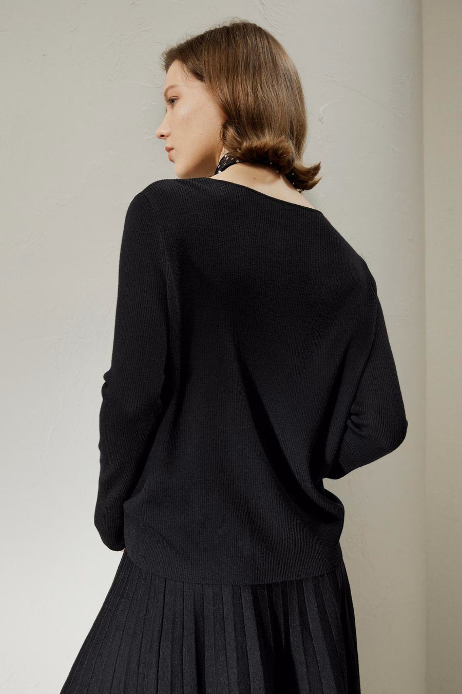 Maglione in Merino Ultra-fine a V