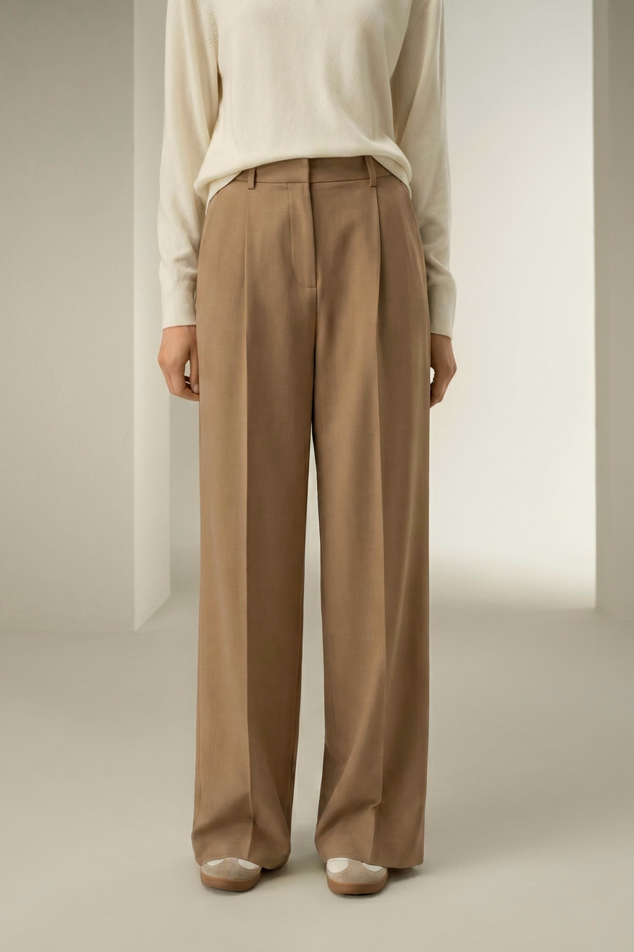 Pantaloni in lana Merino