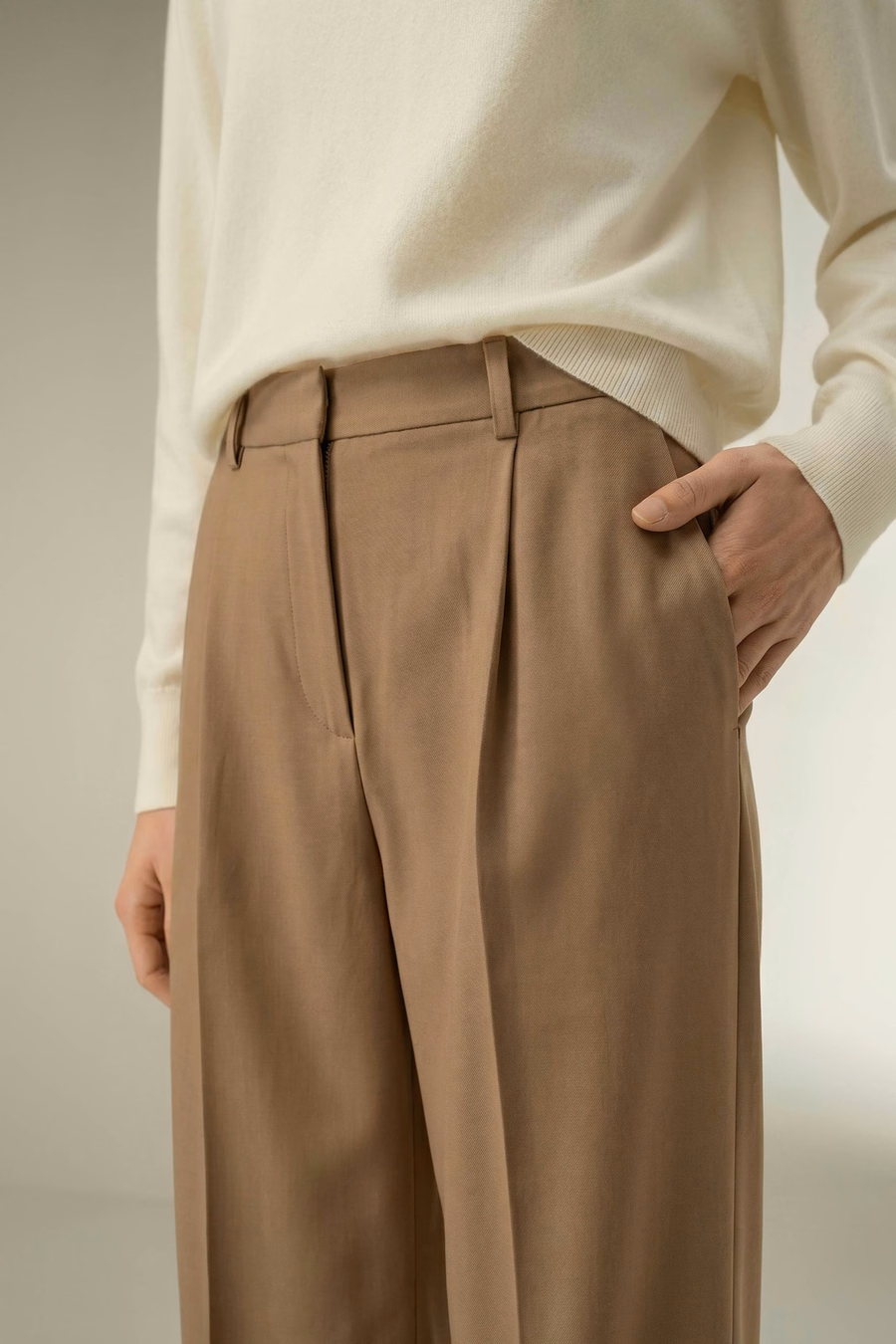Pantaloni in lana Merino