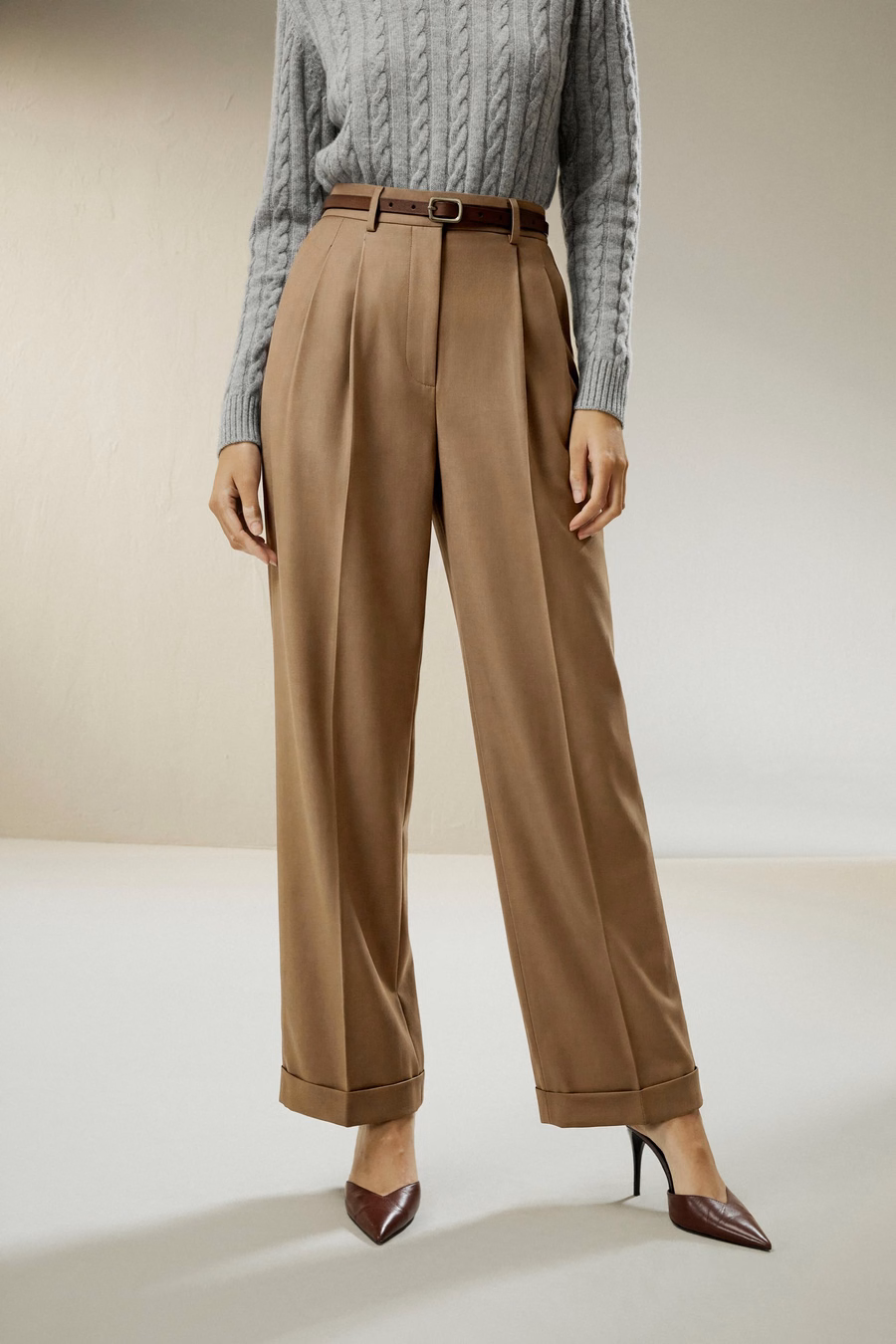 Pantaloni da completo a gamba larga
