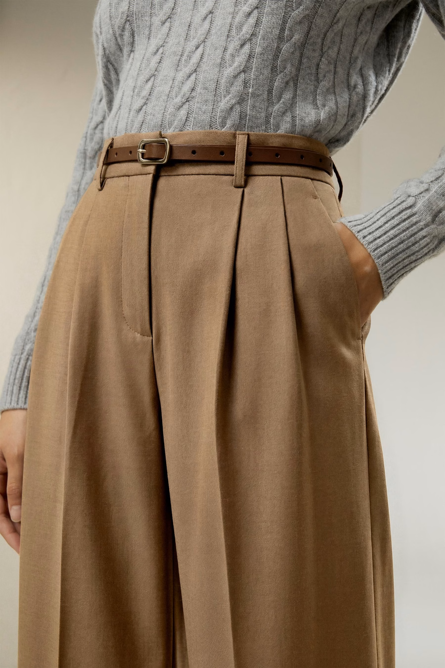 Pantaloni da completo a gamba larga