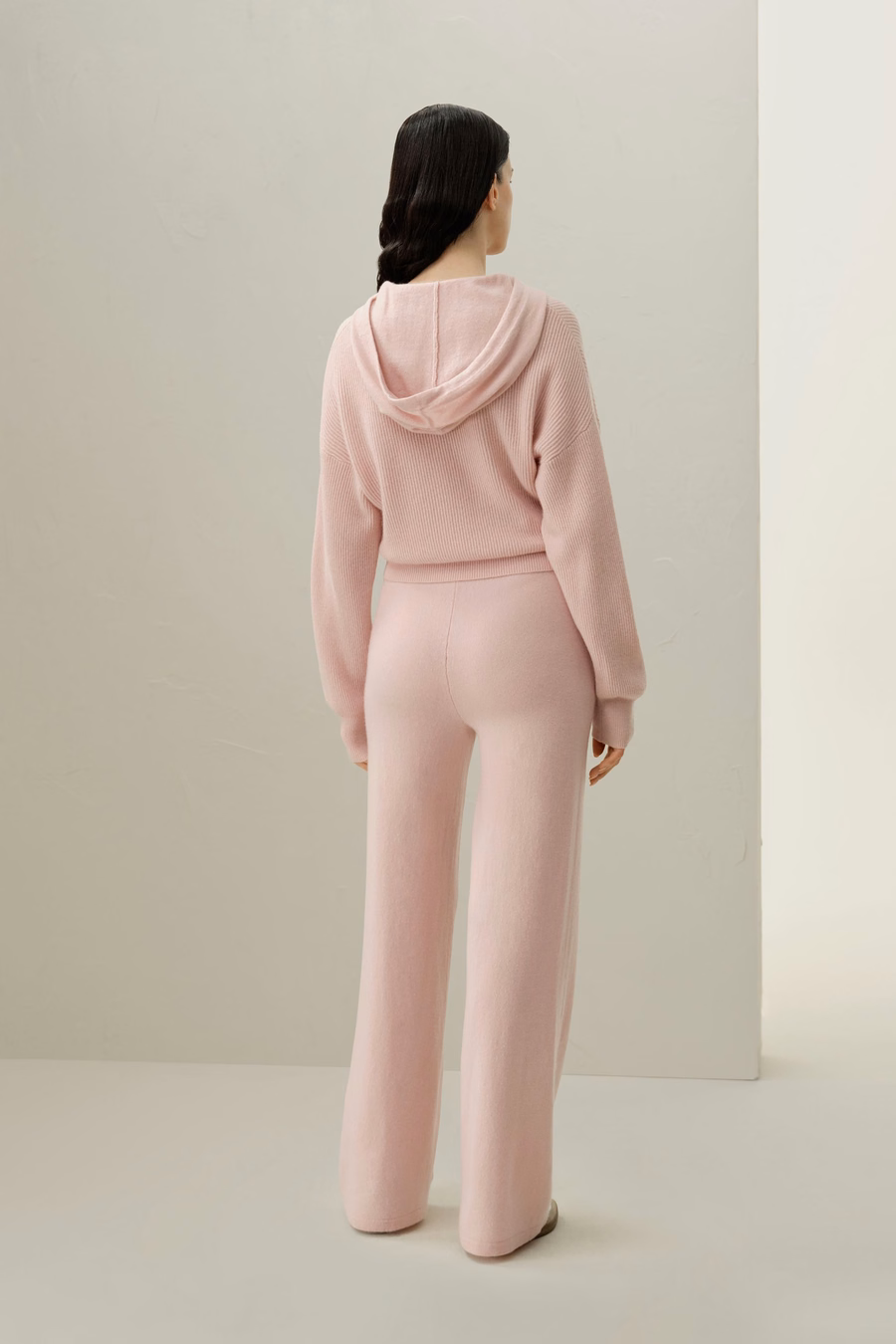Pantaloni in Cashmere Fluido
