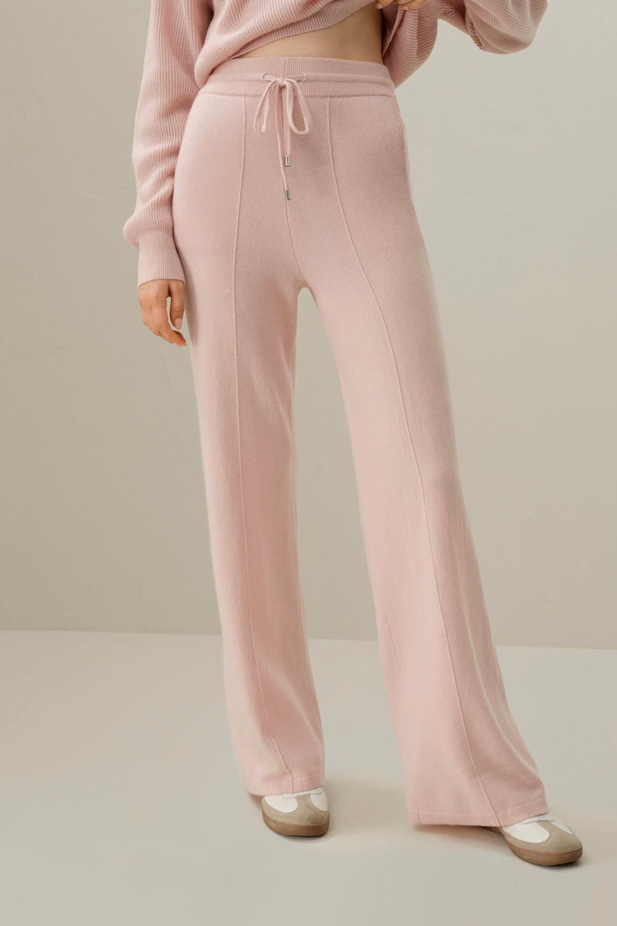 Pantaloni in Cashmere Fluido