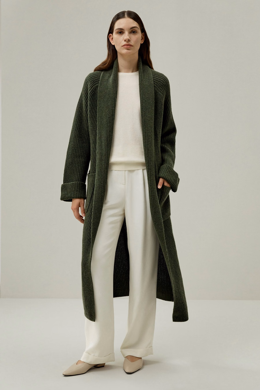 Cardigan LILYSILK X LYDIA MILLEN 'Evergreen'