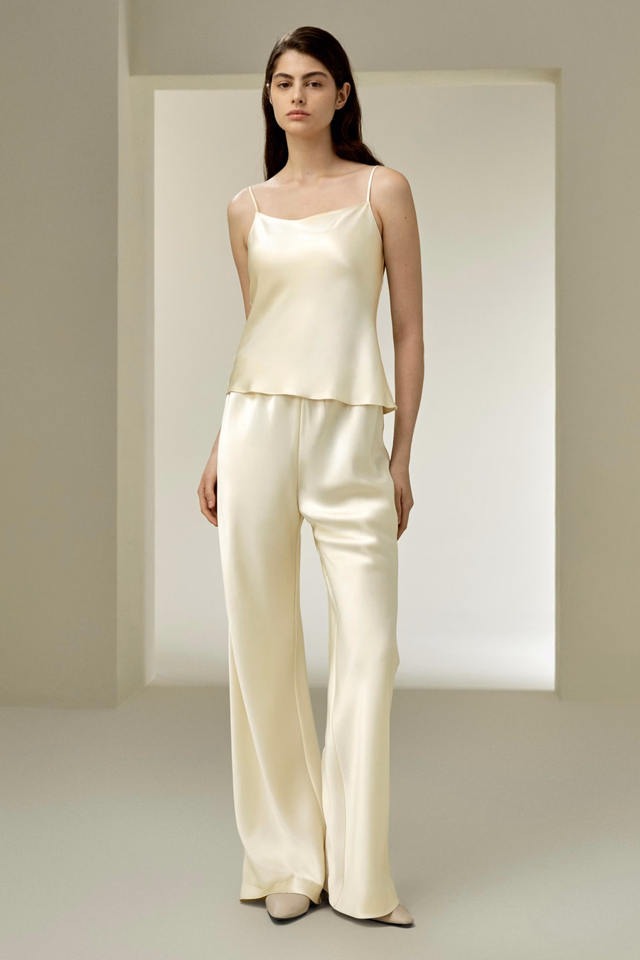 Top in Seta Charmeuse a Doppia Faccia
