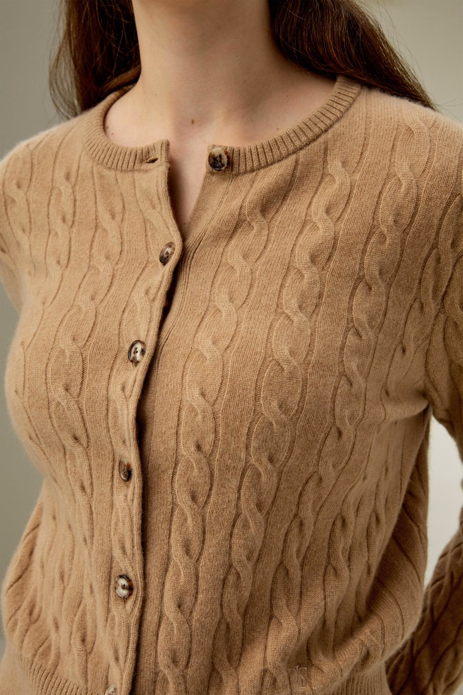 Baby Cashmere Cable-Knit Cardigan