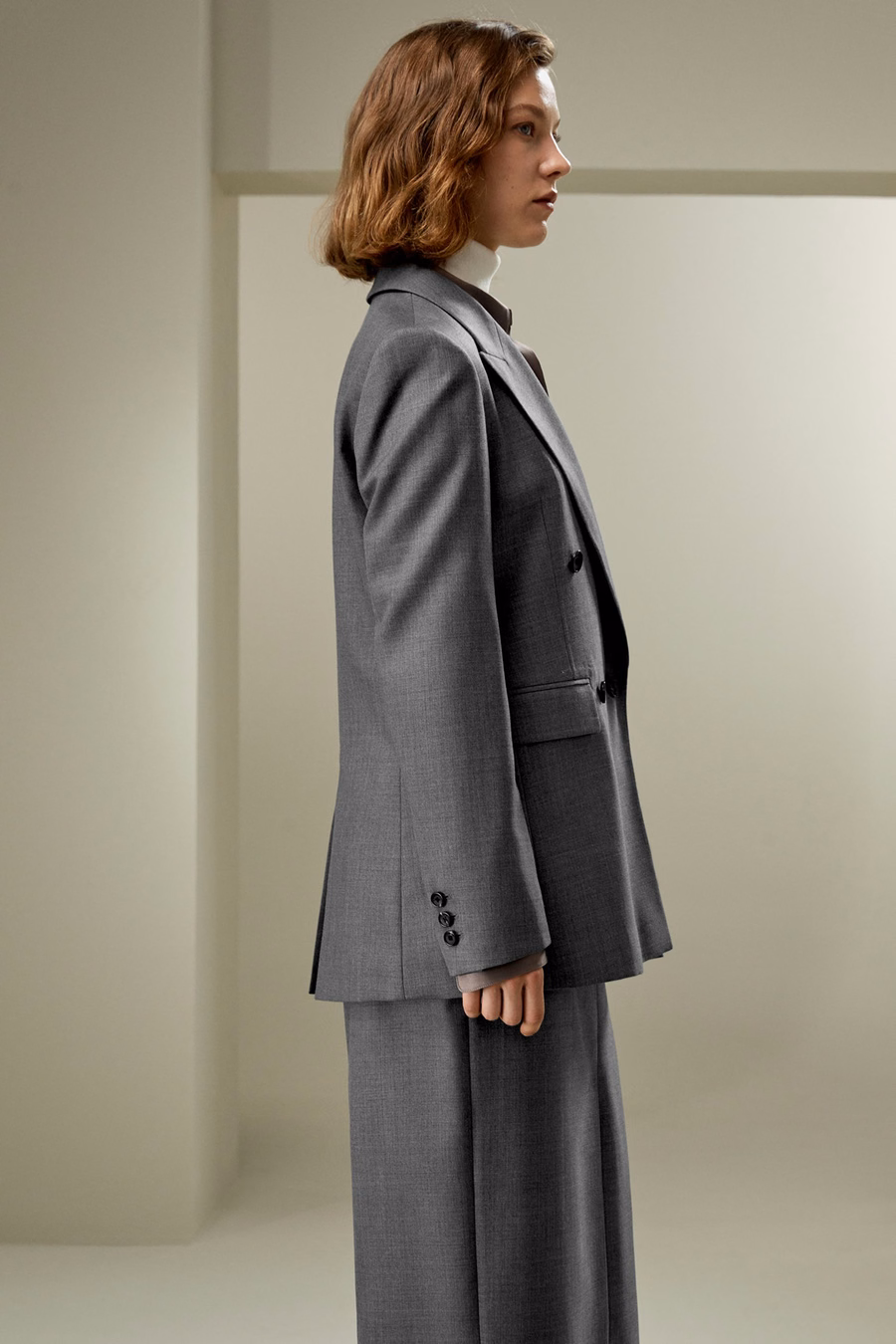Modern Beauty Silk Wool Blazer