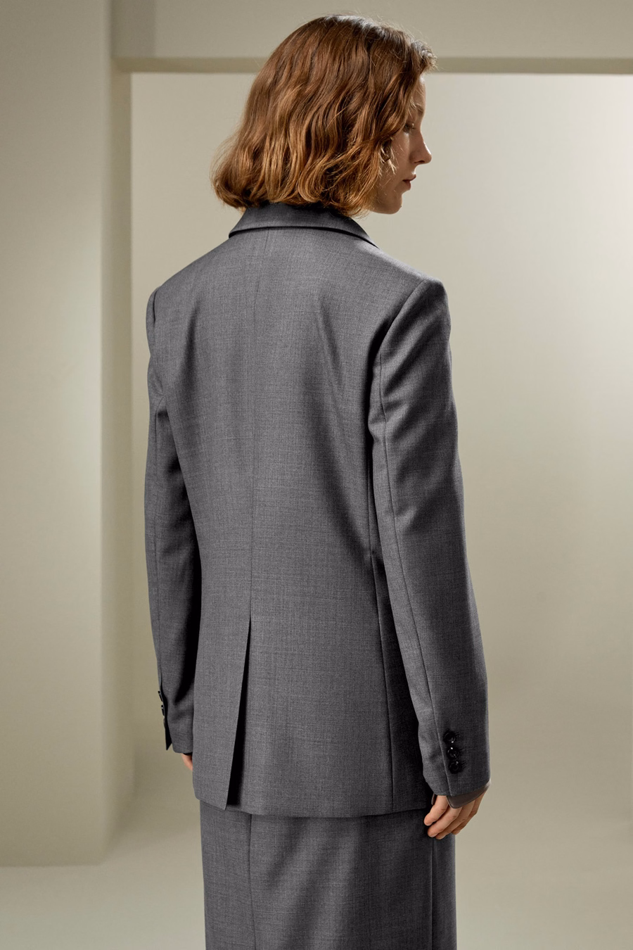 Modern Beauty Silk Wool Blazer