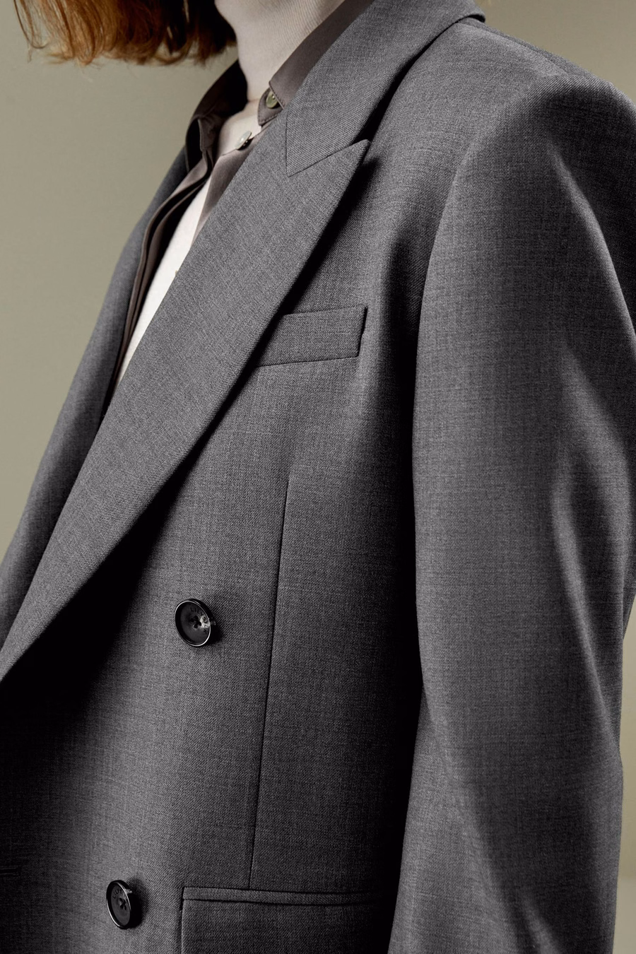 Modern Beauty Silk Wool Blazer