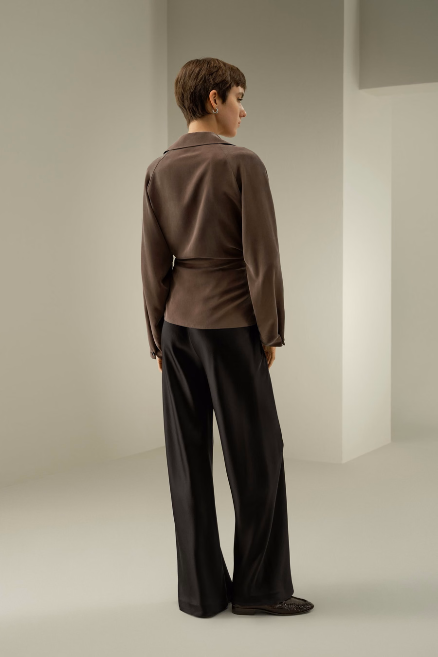 Camicia di Seta Multiposizionale