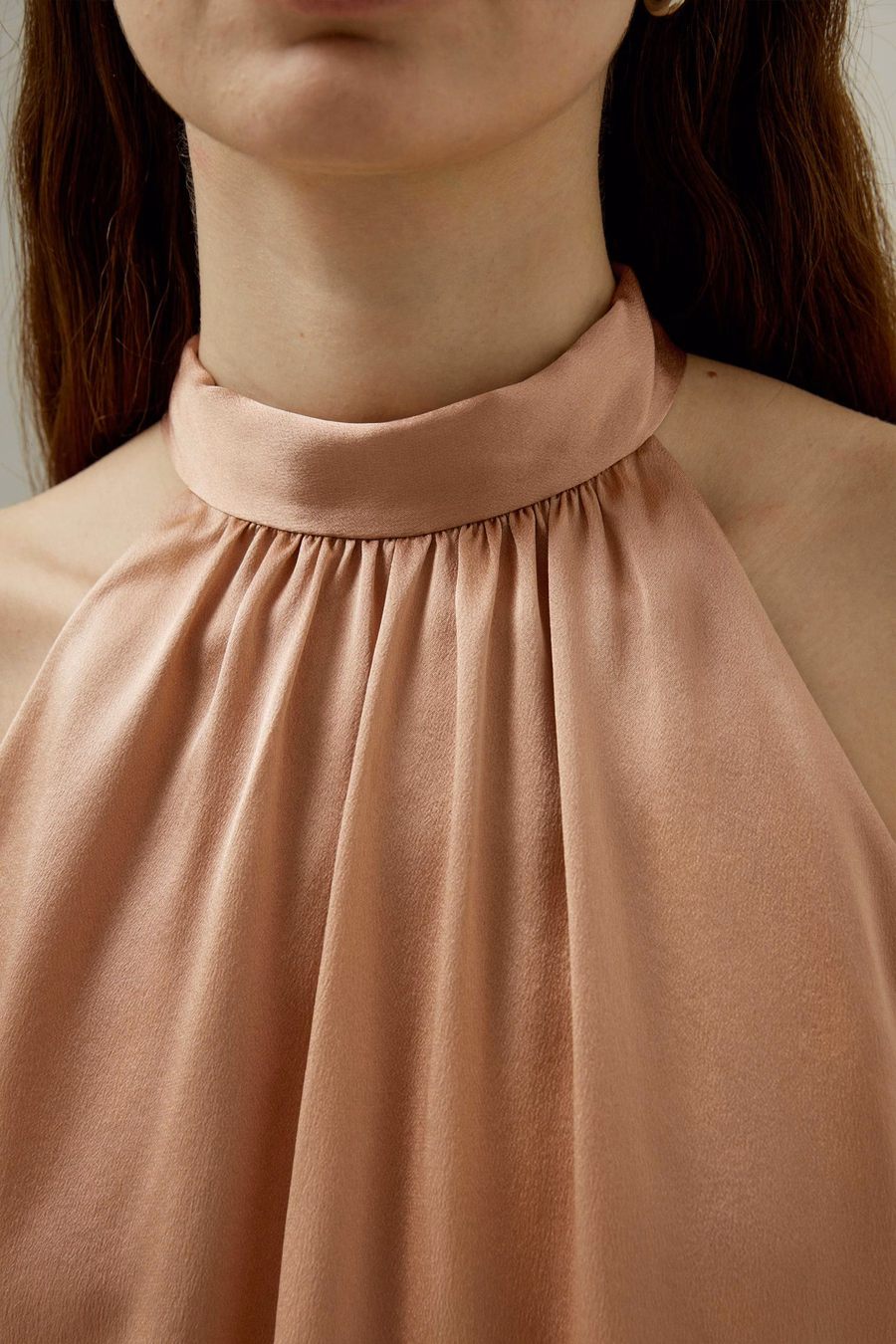Top halter in seta Graceful Breeze