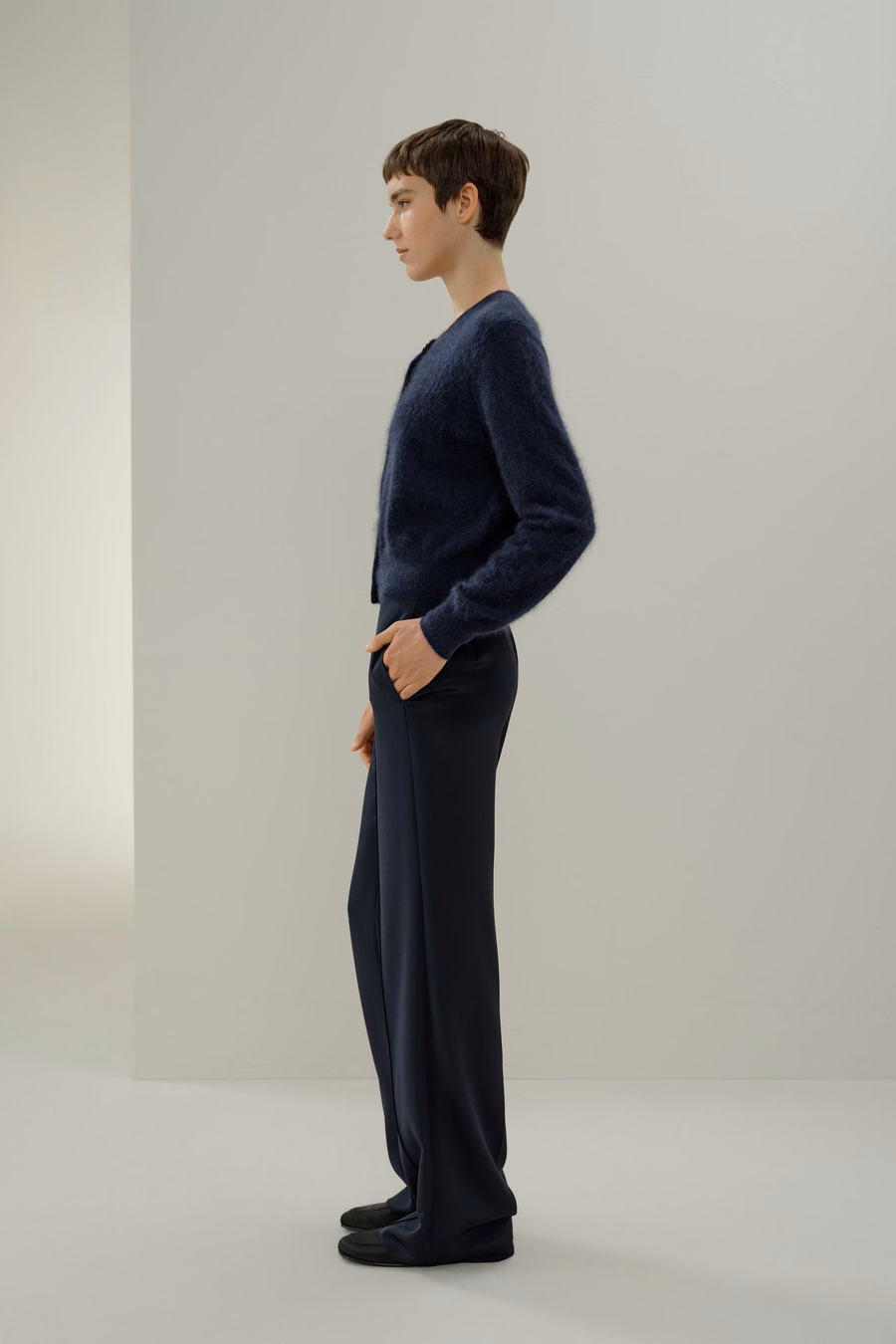 Cardigan in Cashmere Spazzolato Ultra-Morbido